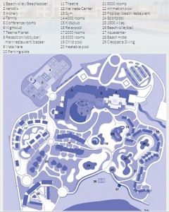 карта отеля